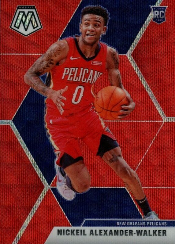 Nickeil Alexander-Walker 2019 Mosaic #205 Tmall Red Wave Rookie RAW