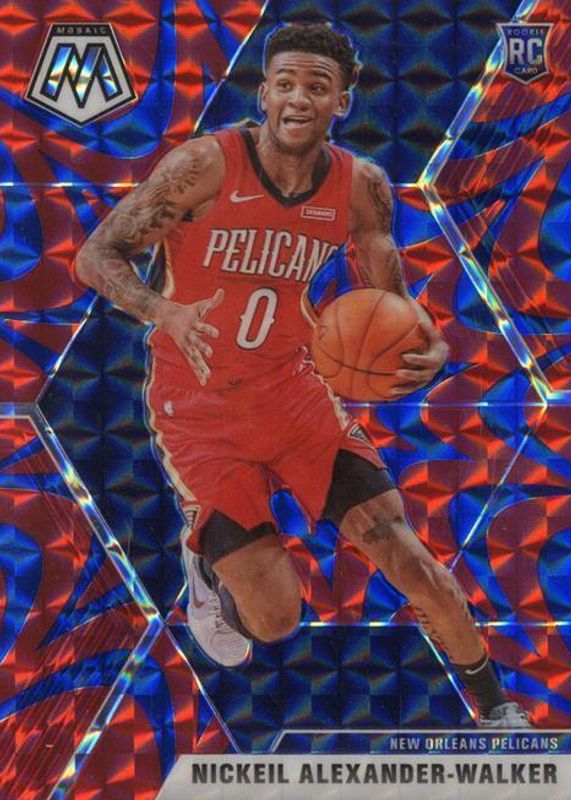 Nickeil Alexander-Walker 2019 Mosaic #205 Reactive Blue Rookie PSA 10