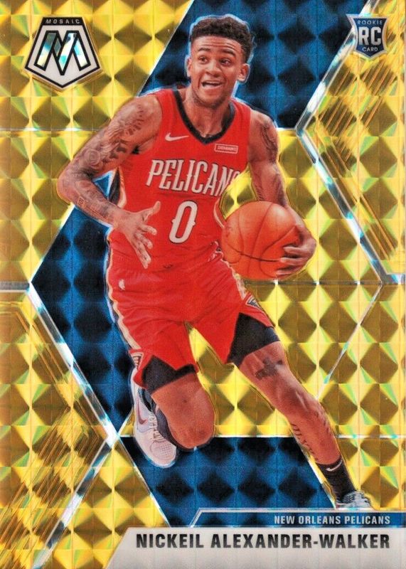 Nickeil Alexander-Walker 2019 Mosaic #205 Gold /10 Rookie SGC 10