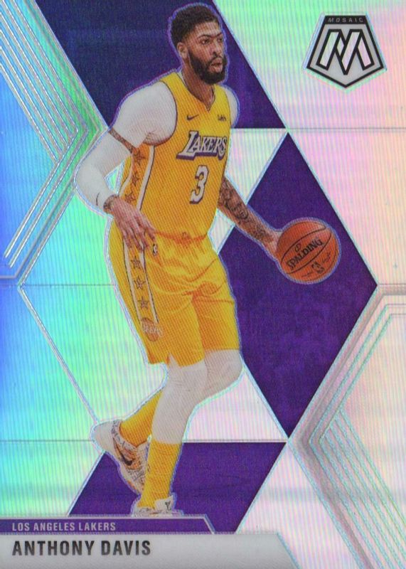 Anthony Davis 2019 Mosaic #18 Silver RAW