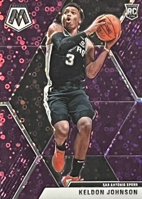 Keldon Johnson 2019 Mosaic #238 Fast Break Purple /50 Rookie SGC 10