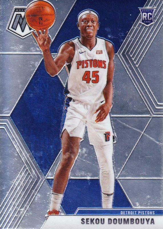 Sekou Doumbouya 2019 Mosaic #243 Base Rookie RAW