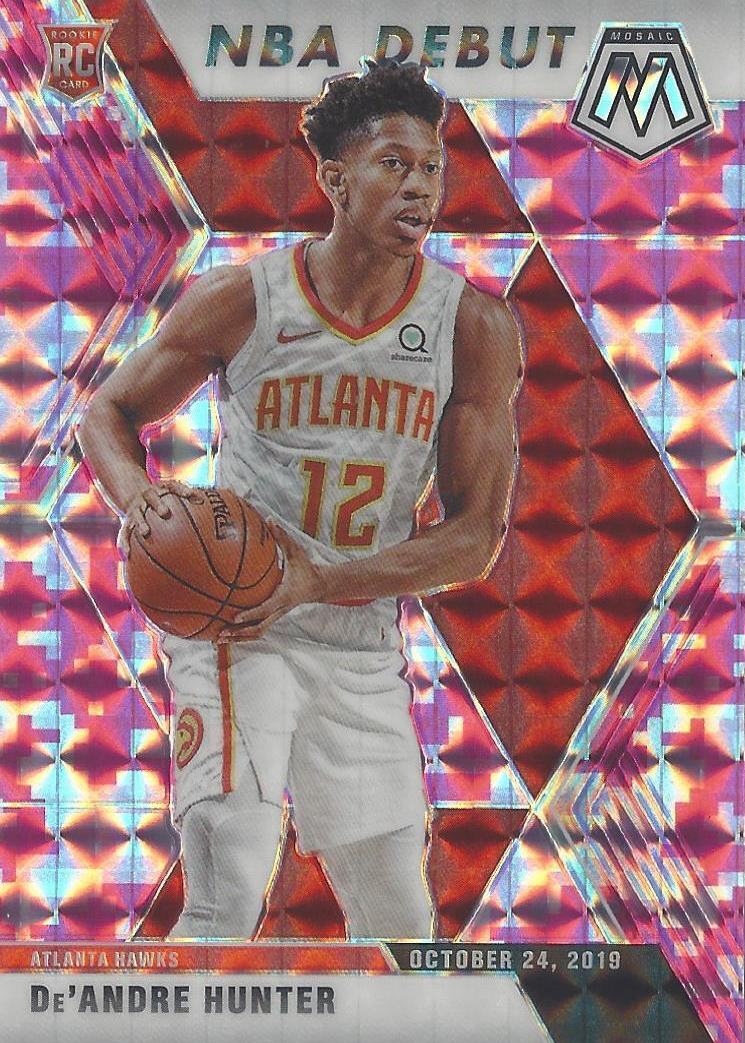 NBA カード DeAndre Hunter RC直筆サイン DE'ANDRE HUNTER 2019-20 Panini NBA Hoops ROOKIE RC IN HAND