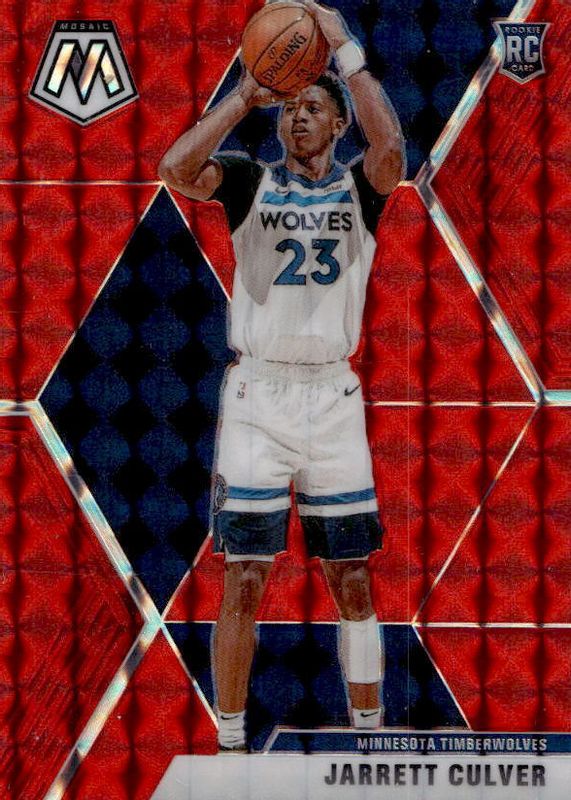 Jarrett Culver 2019 Mosaic #201 Red Rookie BGS 9.5