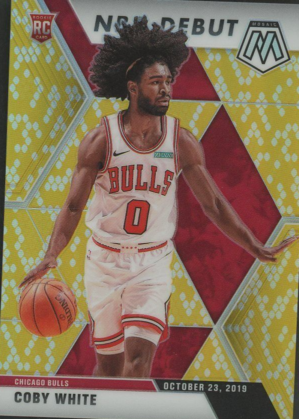 Coby White 2019 Mosaic #264 NBA Debut - Snakeskin Gold /8