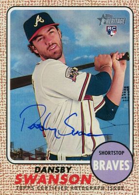 2017 Topps Heritage #ROA-DSW Real One Autographs (Swinging Bat)