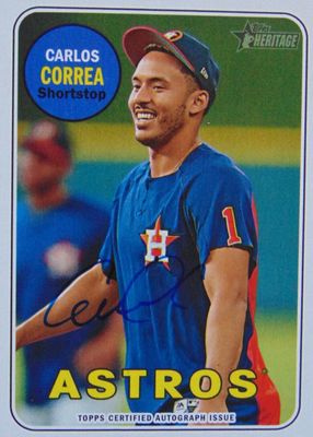 2018 Topps Heritage #ROA-CC Real One Autographs