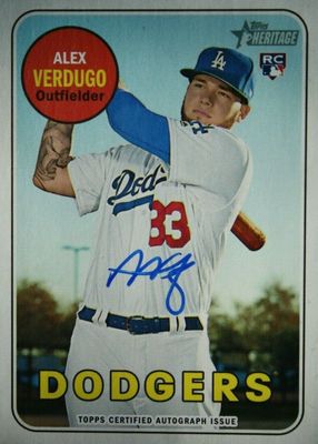 2018 Topps Heritage #ROA-AV Real One Autographs