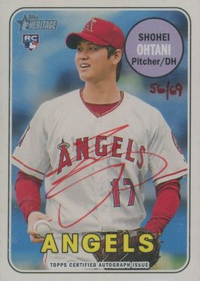 2018 Topps Heritage #ROA-SA Real One Autographs - Red Ink /69 (Wearing Hat)