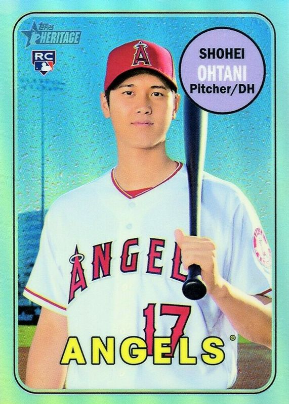 Shohei Ohtani 2018 Topps Heritage #THC-600 Refractor /569 Rookie PSA 10