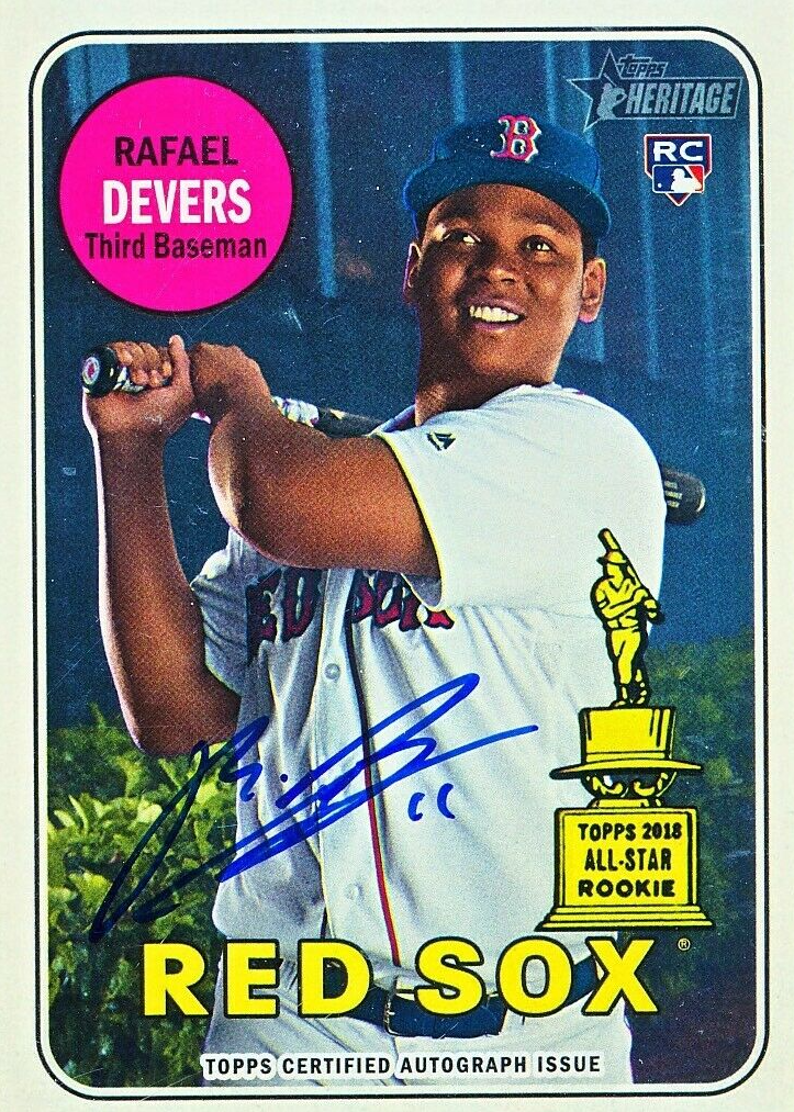 2018 Topps Throwback Thursday 49 Rafael Devers PSA 9 Mint | eBay