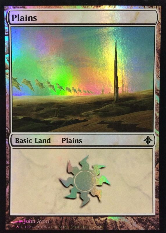 Plains 2010 Rise of the Eldrazi #232 Foil PSA 10