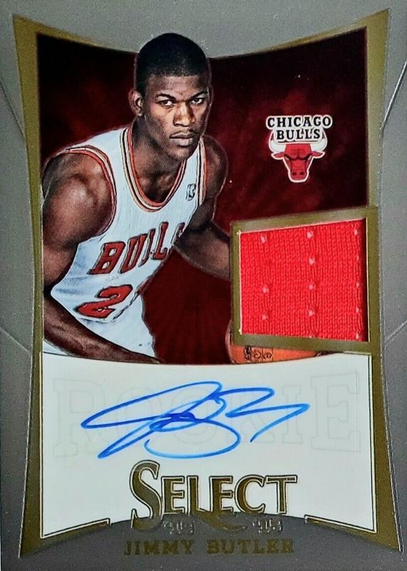 Jimmy Butler 2012 Select #262 Rookie Jersey Autographs (/399) Rookie SGC 9