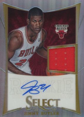 Jimmy Butler 2012 Select 262 Rookie Jersey Autographs Silver 199 Price Guide Sports Card Investor