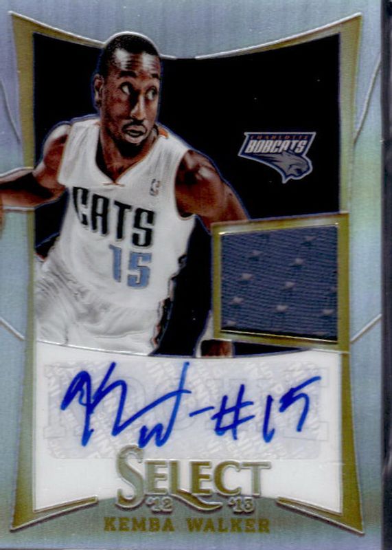 Kemba Walker 2012 Select #244 Rookie Jersey Autographs - Silver (/99) Rookie PSA 10