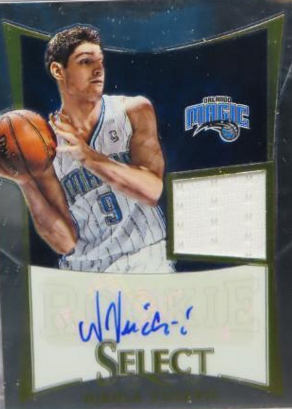 Nikola Vucevic 2012 Select #251 Rookie Jersey Autographs (/199) Rookie BGS 9