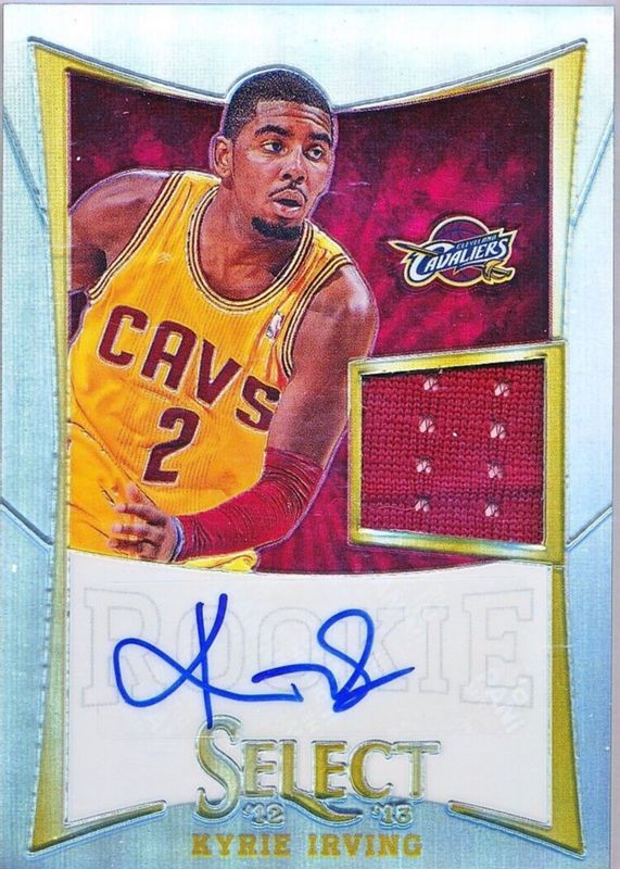 Kyrie Irving 2012 Select #236 Rookie Jersey Autographs - Silver (/99) Rookie PSA 10