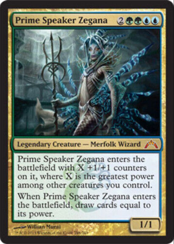 Prime Speaker Zegana 2013 Gatecrash #188 Base RAW TCG (NEAR MINT)