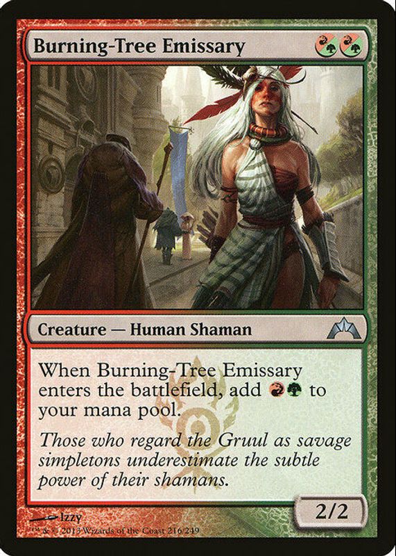 Burning-Tree Emissary 2013 Gatecrash #216 Base SGC 9.5