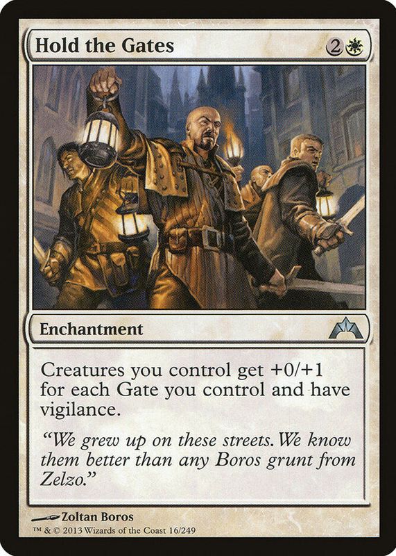 Hold the Gates 2013 Gatecrash #16 Base RAW TCG (LIGHTLY PLAYED)