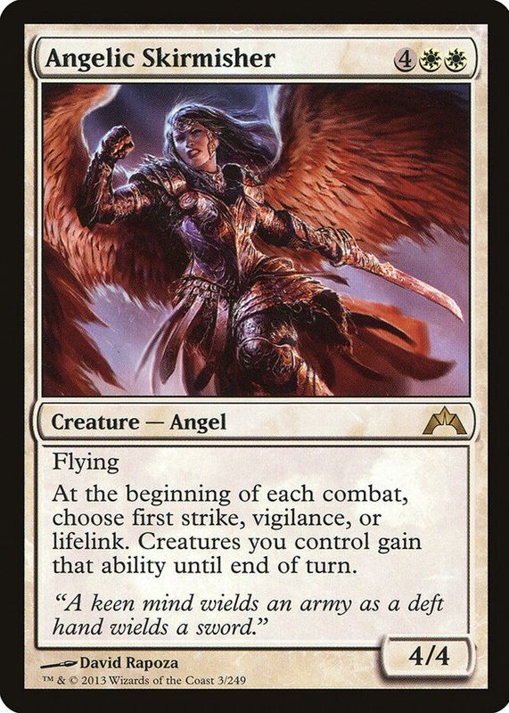 Angelic Skirmisher 2013 Gatecrash #3 Base RAW TCG (LIGHTLY PLAYED)