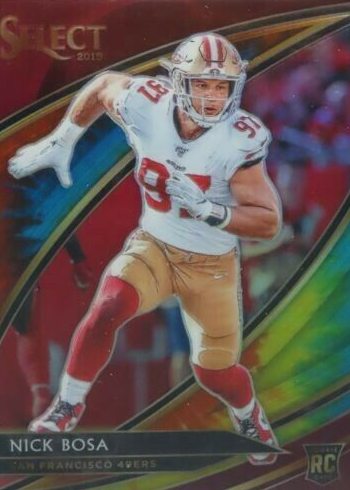 Nick Bosa 2019 Select #250 Field Level Tie-Dye /25 Price