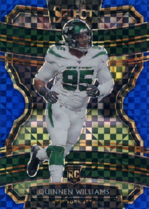 Quinnen Williams 2019 Select #79 Concourse Blue /175 Rookie RAW