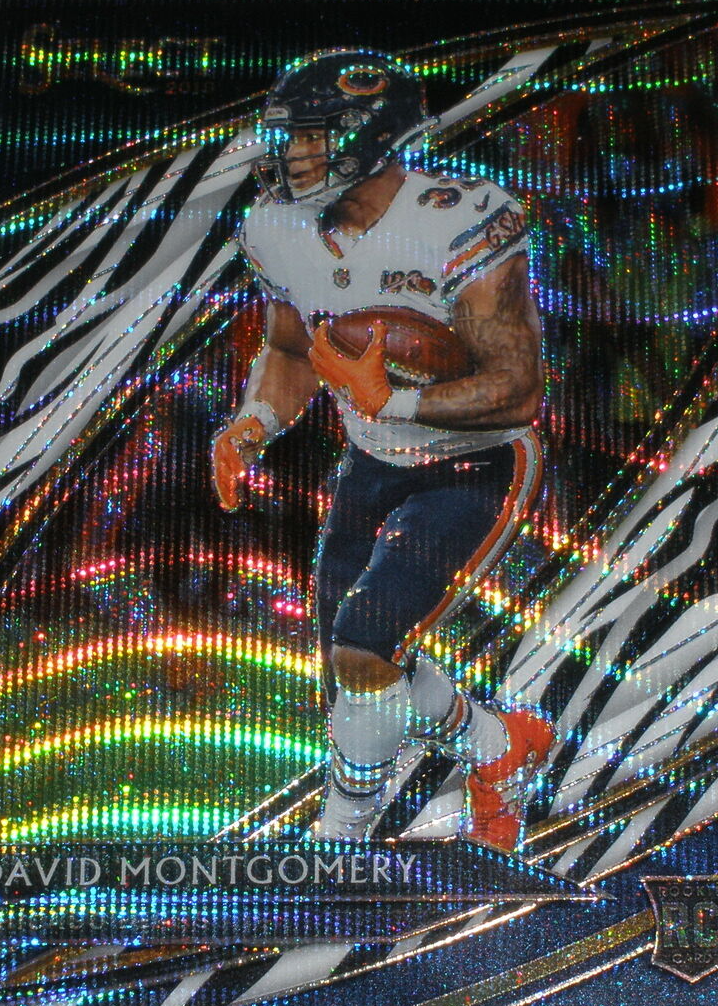 David Montgomery 2019 Select #256 Field Level Zebra /(SSP