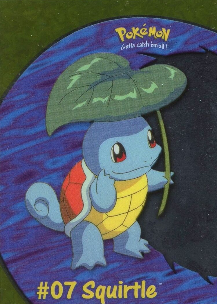 Graded PSA 9 SQUIRTLE #7 1999 Topps Pokemon T.V. MINT | eBay