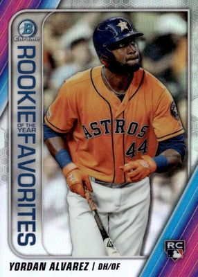 2020 Bowman #ROYF-YA Rookie of the Year Favorites