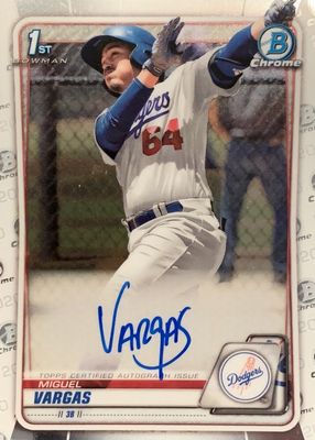 2020 Bowman #CPA-MV Chrome Prospect Auto (1st)