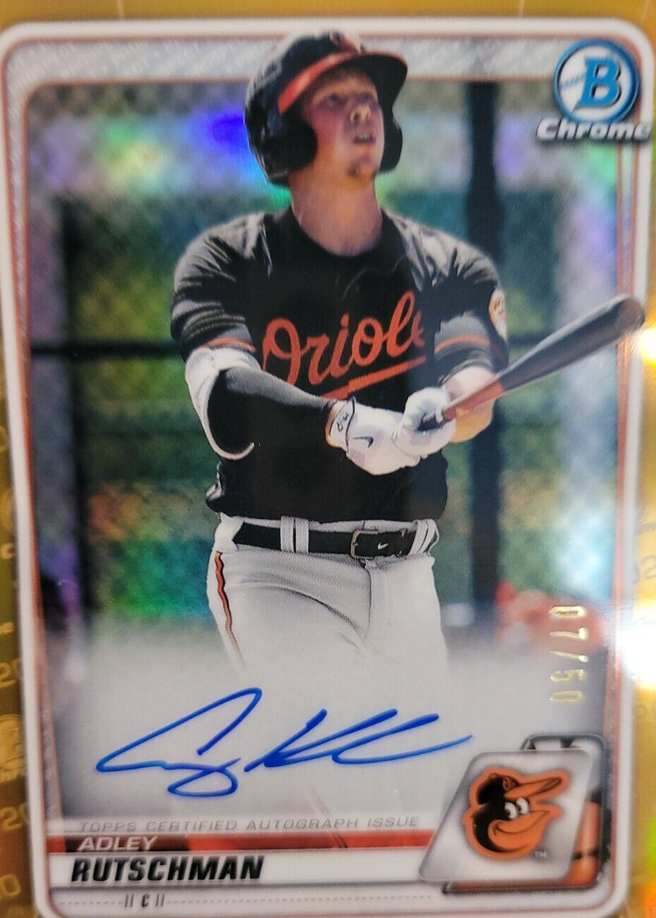 その他 bowman adley rutschman paper /50 PSA10 Adley Rutschman 2023 Bowman Sterling Gold Rookie 41/50 psa10