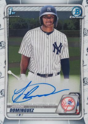 2020 Bowman #CPA-JDO Chrome Prospect Auto (1st)