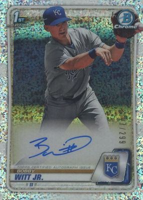 2020 Bowman #CPA-BWJ Chrome Prospect Auto - Speckle Refractor /299 (1st)