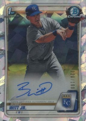 2020 Bowman #CPA-BWJ Chrome Prospect Auto - Atomic Refractor /100 (1st)