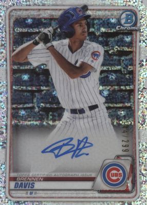2020 Bowman #CPA-BD Chrome Prospect Auto - Speckle Refractor /299 (1st)