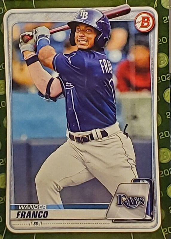 Wander Franco 2020 Bowman #BP-1 Paper Prospects - Camo RAW