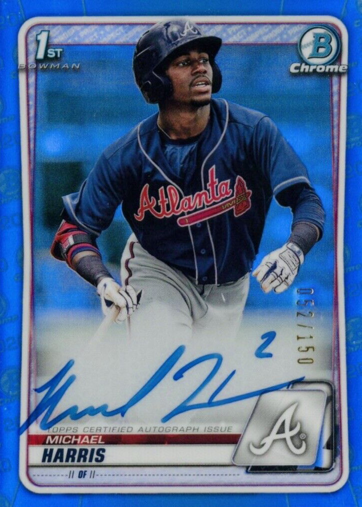 Michael Harris II 2020 Bowman Chrome #CPA-MH Prospect Auto