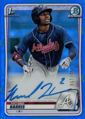 2020 Bowman Chrome #CPA-MH Prospect Auto - Blue Refractor /150 (1st)