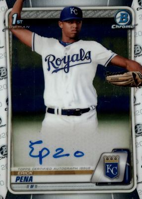 2020 Bowman Chrome #CPA-EPE Prospect Auto (1st)