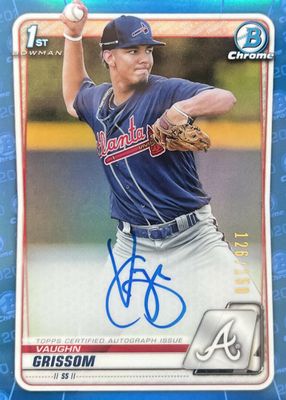 2020 Bowman Chrome #CPA-VG Prospect Auto - Blue Refractor /150 (1st)