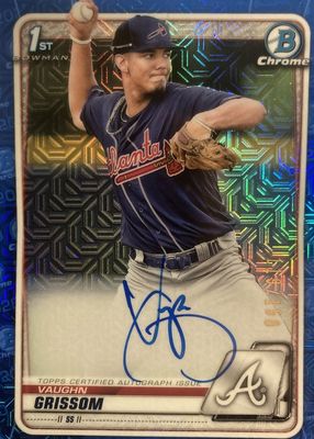 2020 Bowman Chrome #CPA-VG Prospect Auto - Choice Refractor /150 (1st)