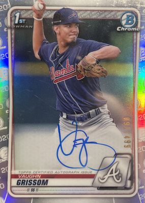 2020 Bowman Chrome #CPA-VG Prospect Auto - Refractor /499 (1st)