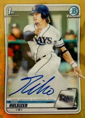 Niko Hulsizer 2020 Bowman Chrome #CPA-NH Prospect Auto