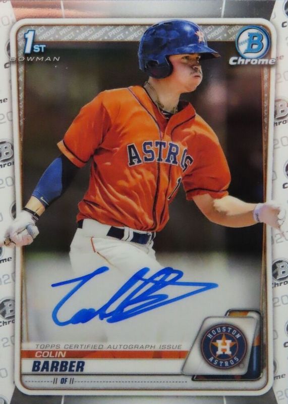 2020 Bowman Chrome #CPA-CBA Prospect Auto (1st)