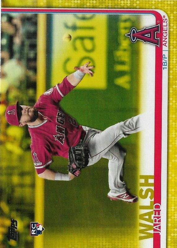 Jared Walsh 2019 Topps Update #US59 Yellow Rookie RAW