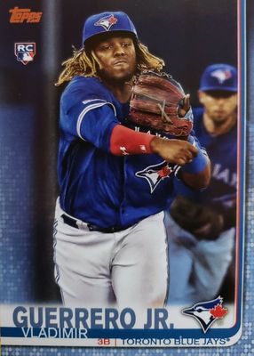 2019 Topps Update #US1 Father's Day Blue /50 (Throwing)