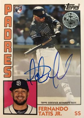 2019 Topps Update #84A-FT 1984 Auto