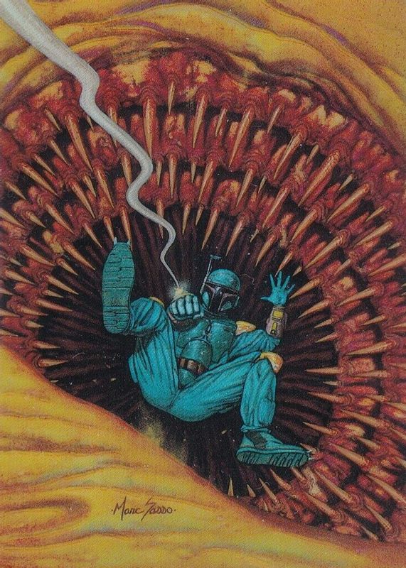 Sarlacc 1996 Topps Star Wars Finest #63 Refractor RAW