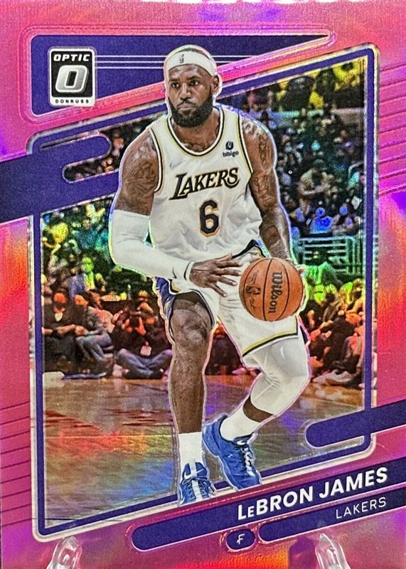 LeBron James 2021 Optic #41 Pink /25 SGC 10